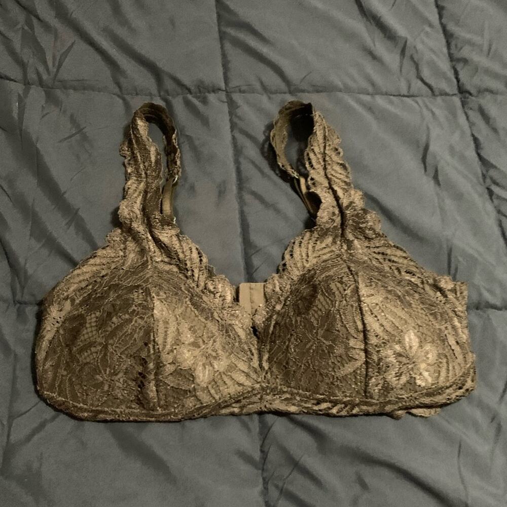Aerie Floral lace underwire bra